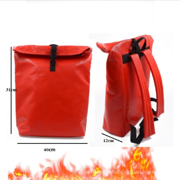 2021 New Fire proof document bag,Waterproof FireProof  File Bag Safe Storage Pouch Fireproof Document Backpack